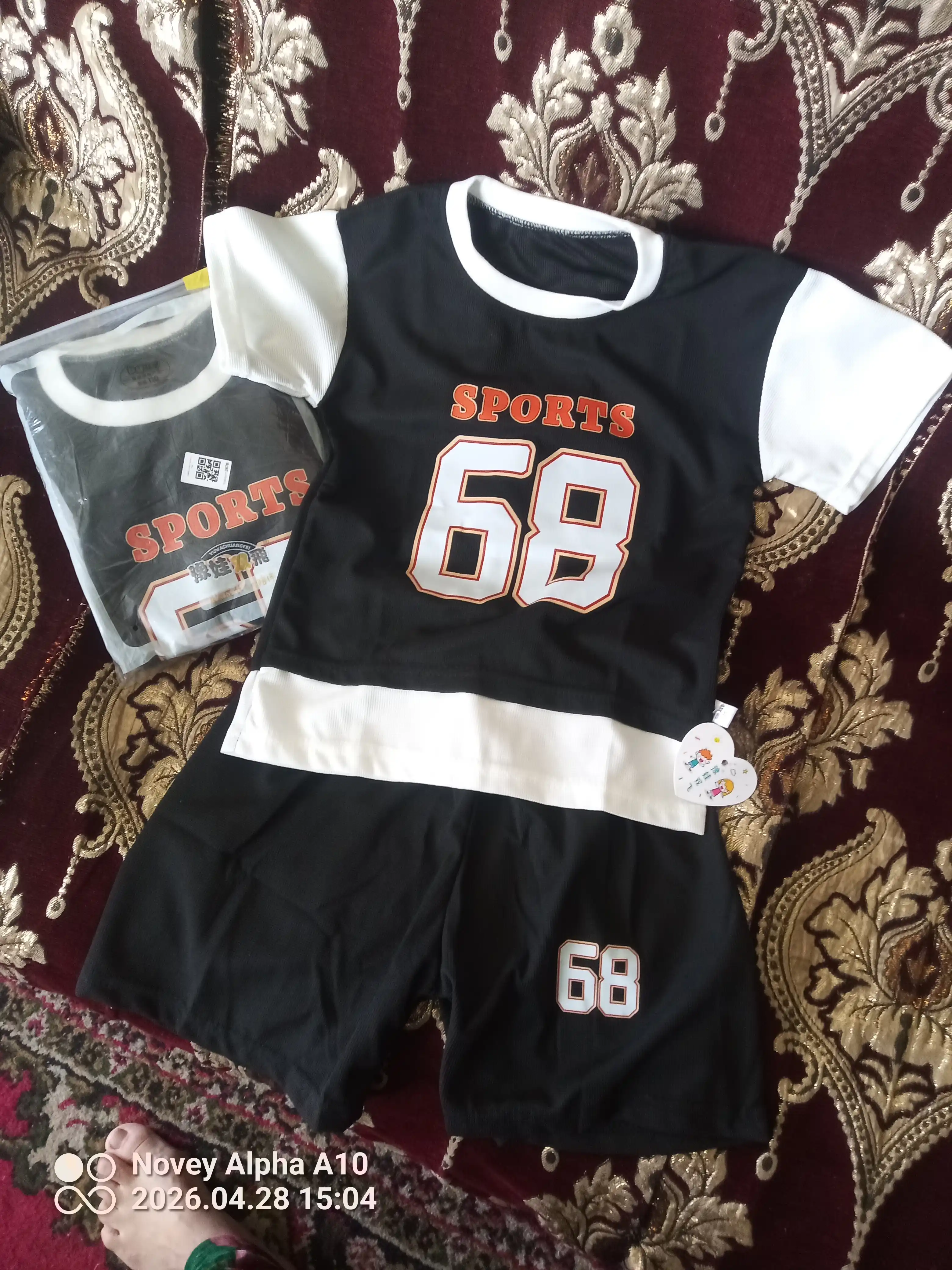 Bolalar sport to‘plami, mayka va shortik