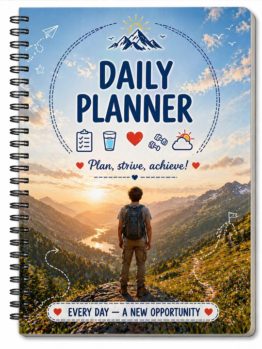 Kunlik reja bloknot – A5 (Daily Planner) Ingliz tilida - 