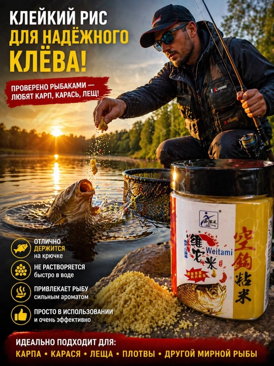Прикормка сухая, 1000 г