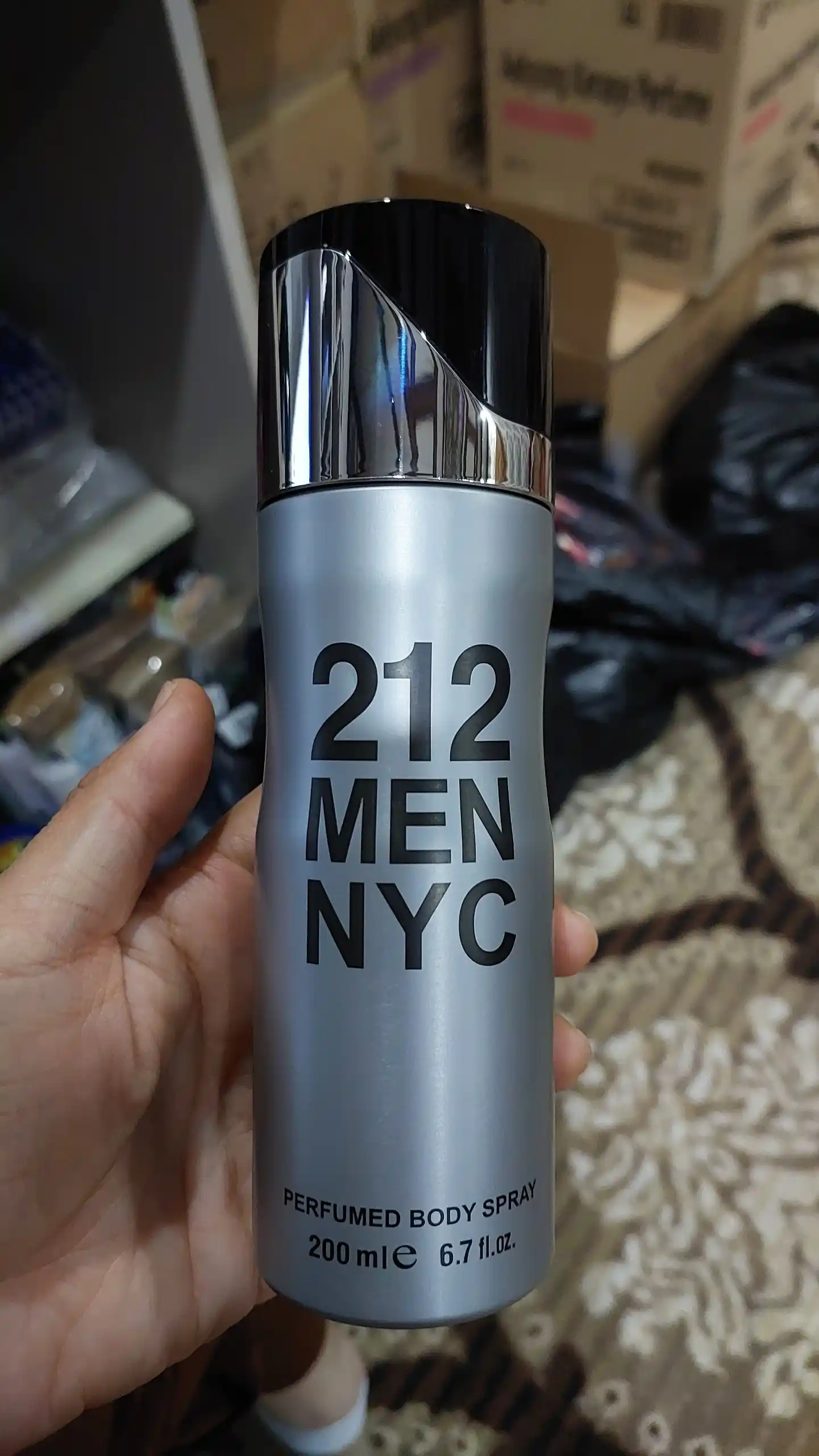 Erkaklar dezodoranti, Erkaklar uchun parfyumli deodorant, HAYATI, SMART BLACK, 212MEN
