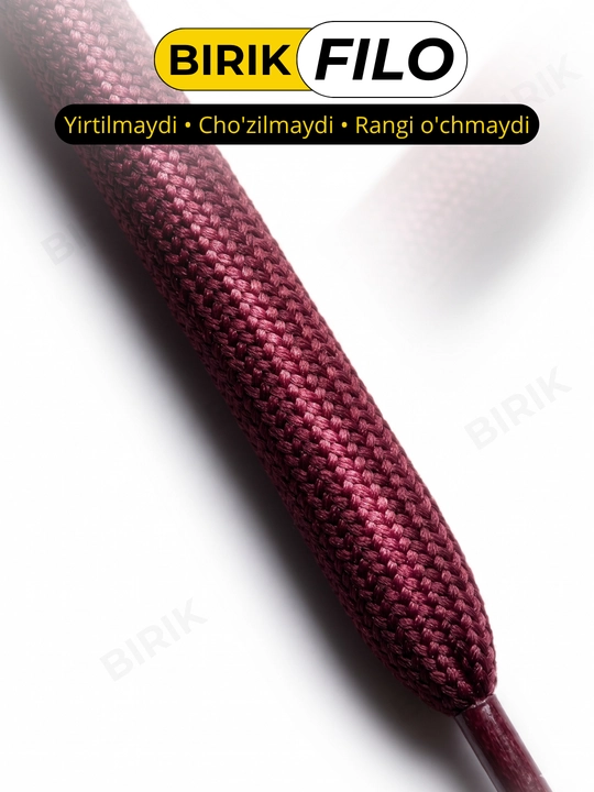 BIRIK FILO - Круглые шнурки 5мм полиэстер 80 см