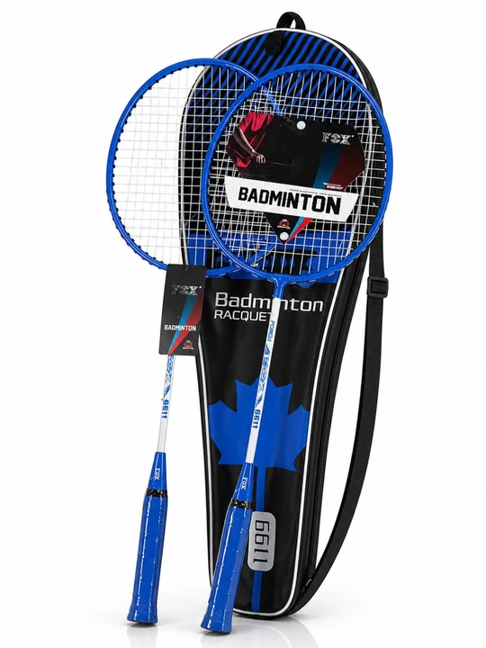 4 xil rangdagi badminton to‘plami, 2 raketka va чехол, yengil va qulay! - 