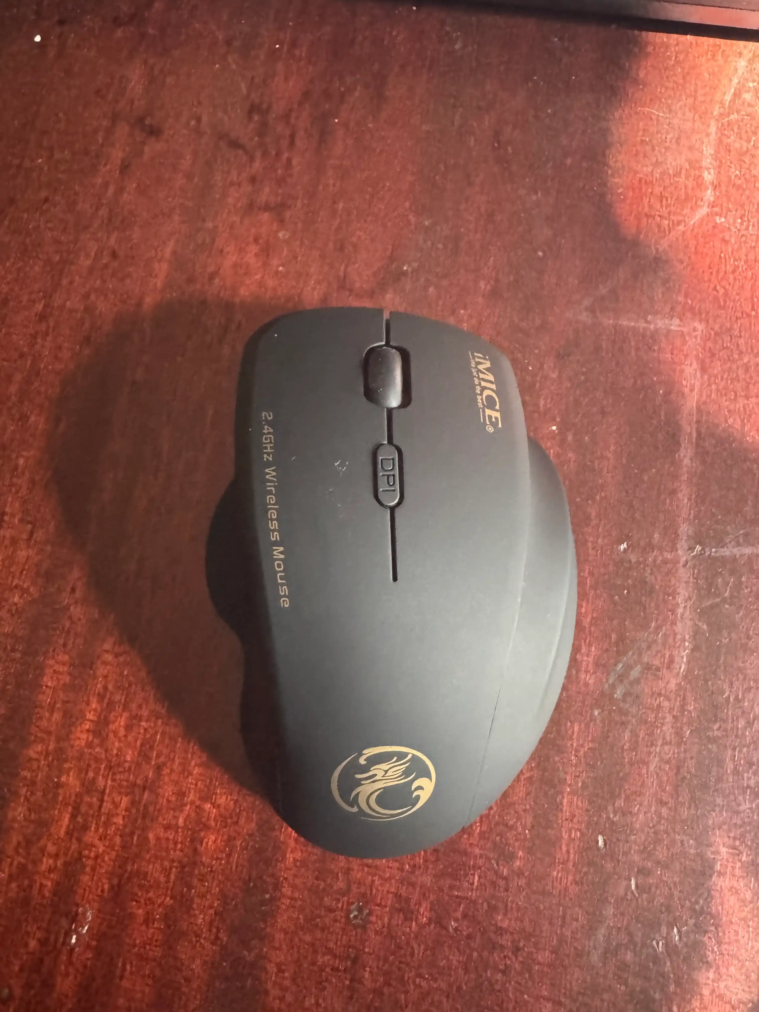 Simsiz o‘yin sichqonchasi iMice G6, 2.4GHz, 1600 DPI, USB, ergonomik