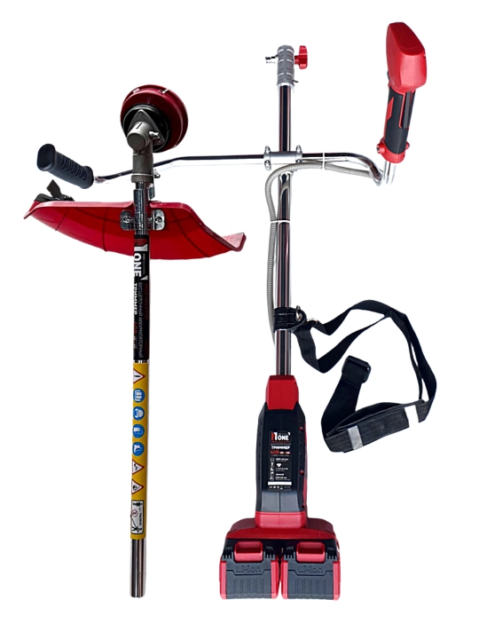 Akkumulyatorli trimmer NUMBER ONE TR250-40/4.0-PRO, cho‘tkasiz, gazonokosilka, 40 V, 4.0Ah