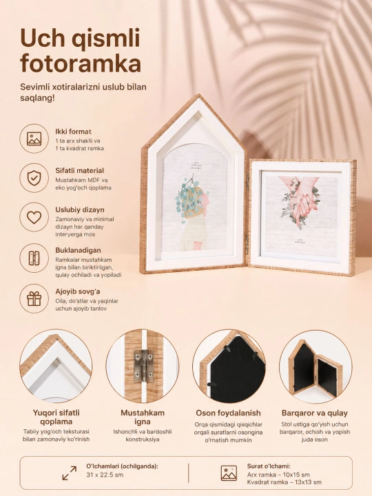 Dekorativ foto ramkalar to‘plami - 