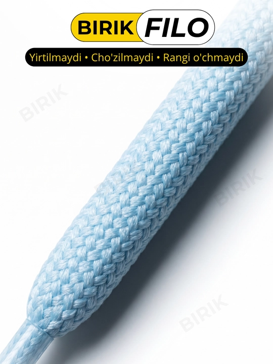 BIRIK FILO - Круглые шнурки 5мм полиэстер 100 см