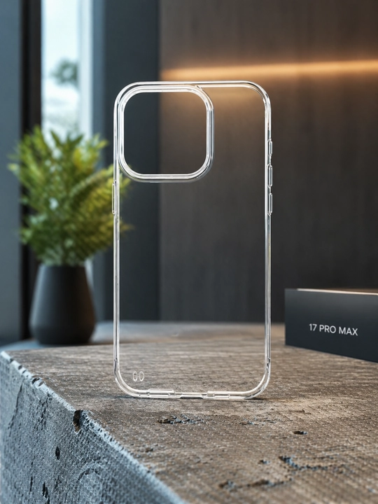Чехол iPhone 14, 15, 16, 17 Pro, Max, Air, Plus прозрачный