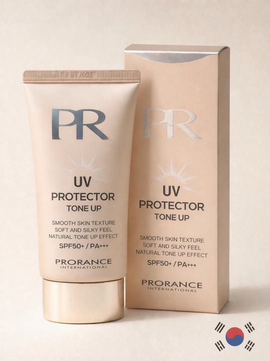 Солнцезащитный крем SPF50 tone up для лица UV защита