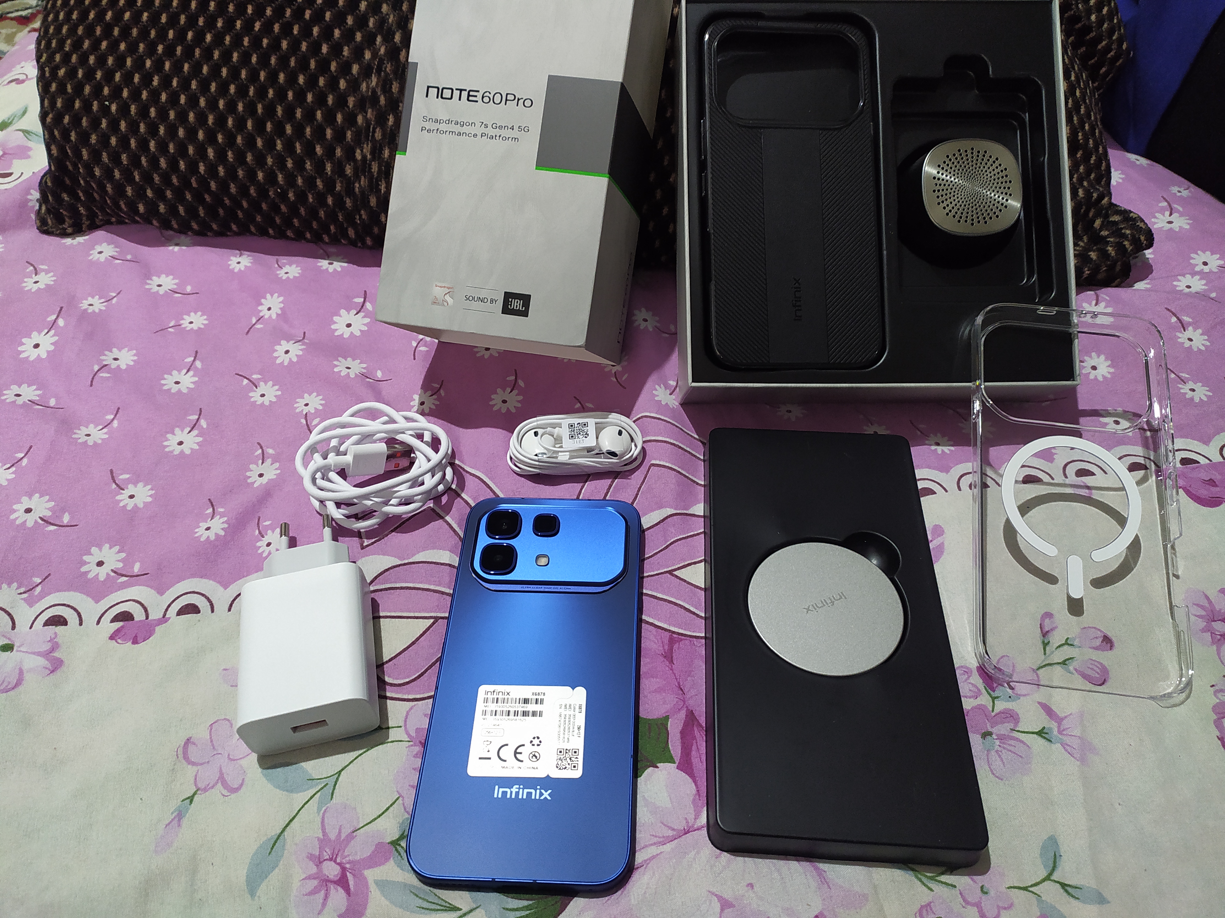 Smartfon Infinix NOTE 60 Pro 5G, 12/256 GB, Snapdragon 7s Gen 4, 6500 mAh, + mahsus sovg'a