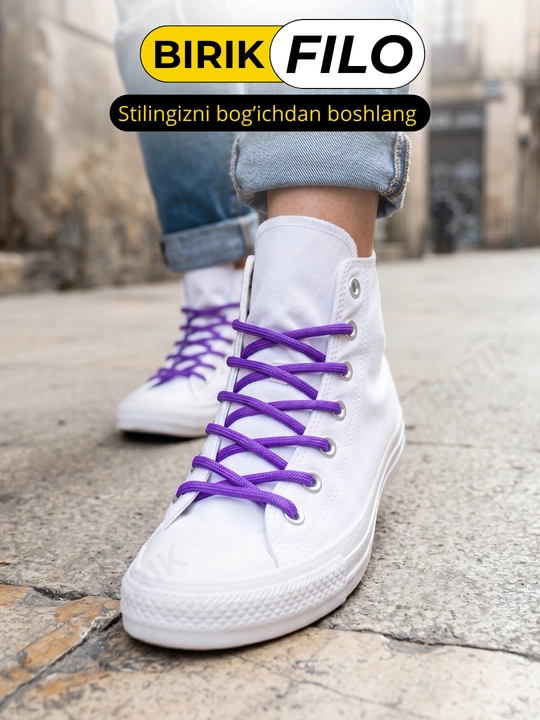 BIRIK FILO - 5 mm li 120 sm li poliester yumaloq bog‘ichlari