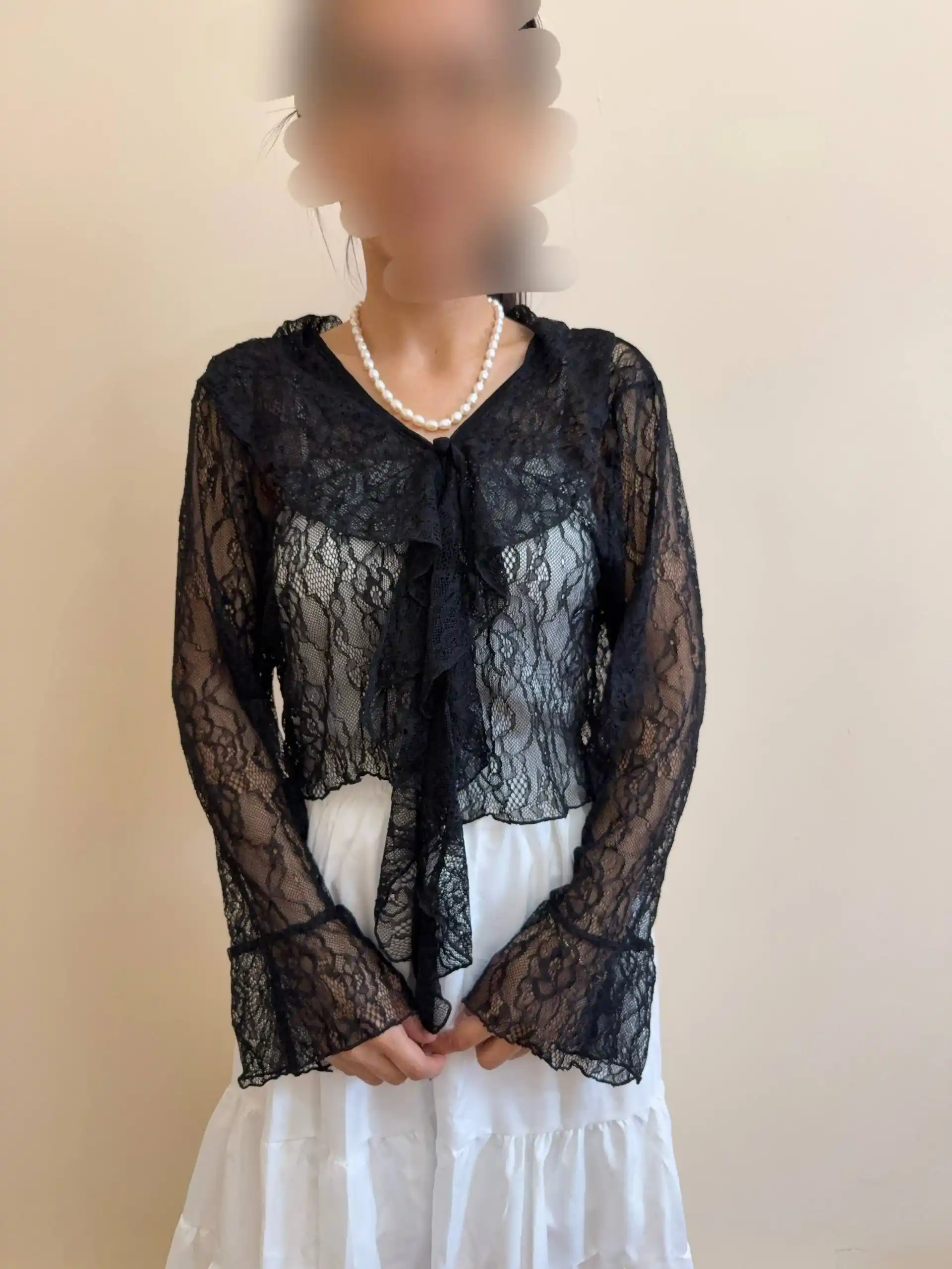 Ayollar uchun to‘rli kardigan, uzun yengli yozgi model