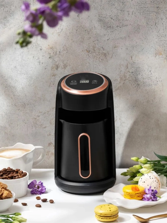 Turk Kofe Mashinasi Avtomat 600W 300Ml Turka Uy Ofis Sayohat