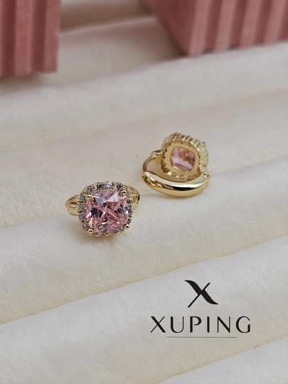 Серьги для девочек и женщин, Xuping — 1001PRT-XUPINGG3-ПУДР