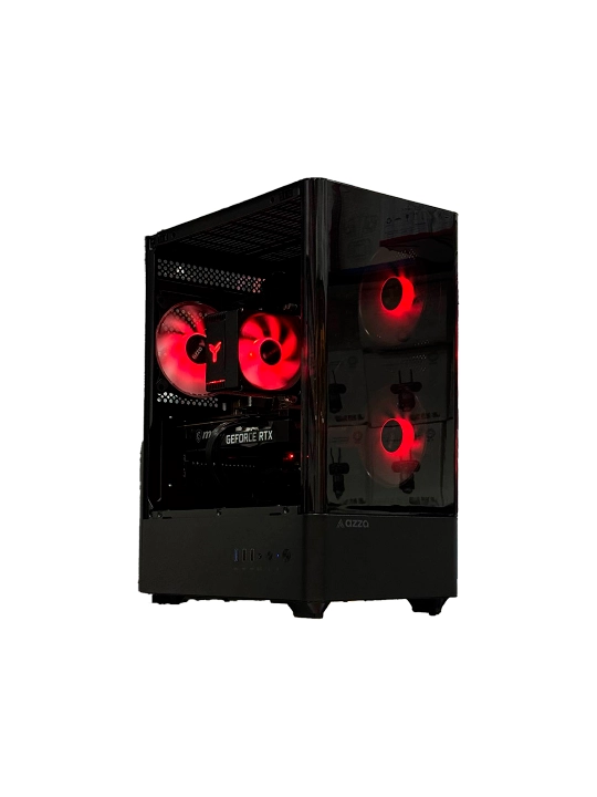 Игровой компьютер intel Core i7, 16ГБ оперативка, 512ГБ SSD NVMe RX580 8GB Аквариум Кейс