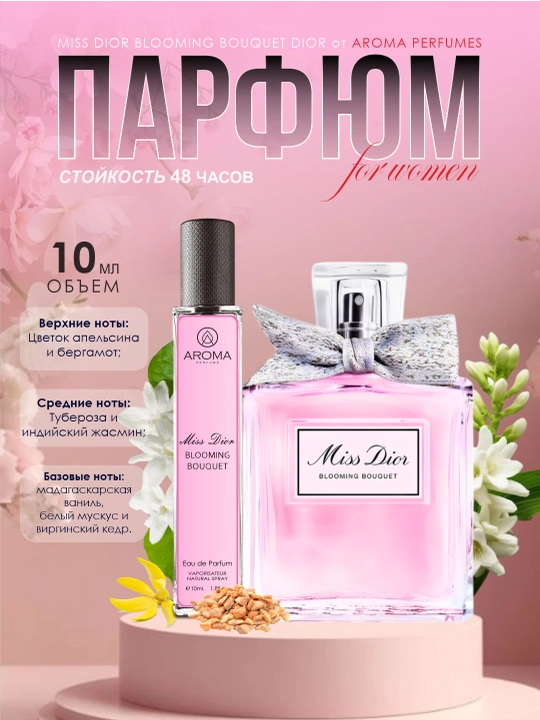 Духи женские Miss Dior Blooming Bouquet, парфюмерная вода в пробнике - 