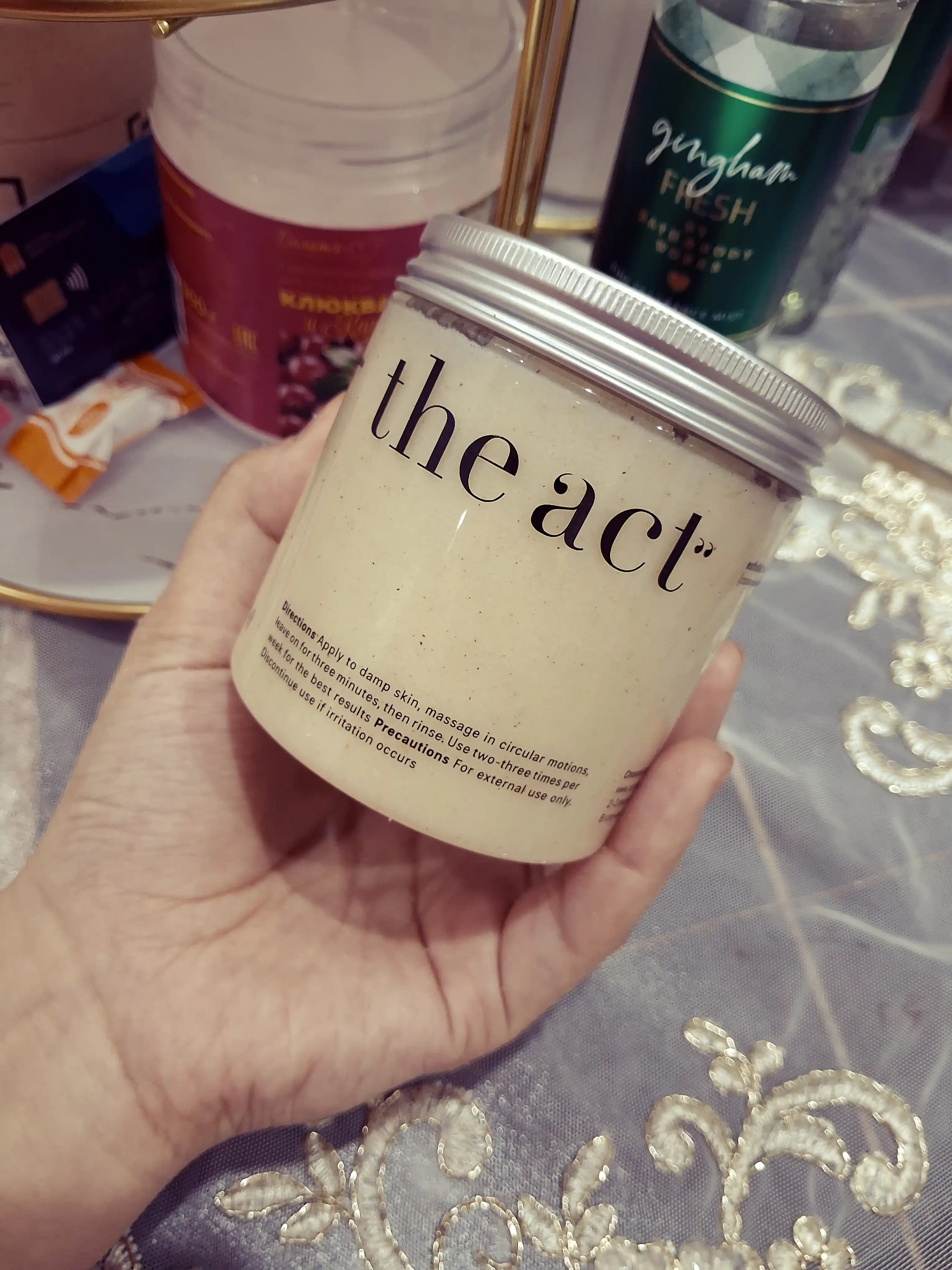 Скраб для тела The Act, для похудения, антицеллюлитный, кокосовый, подарочный набор 2/3 шт