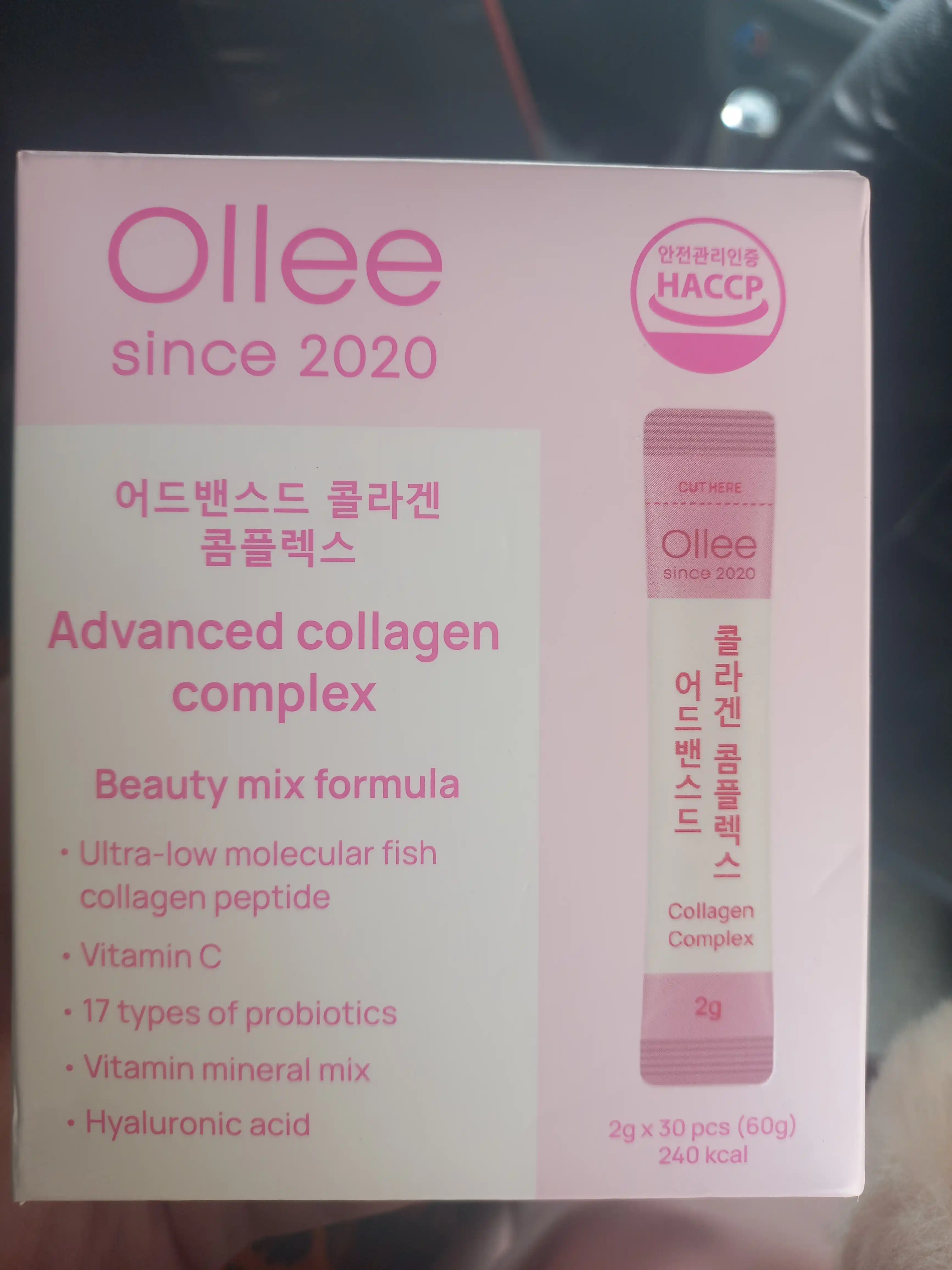 Soch, teri va bo‘g‘imlar uchun OLLEE Advanced Collagen Complex kollagen kompleksi