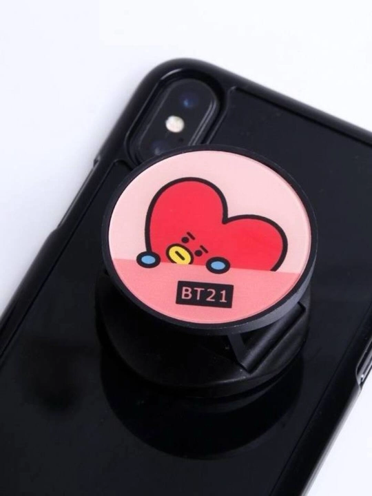 BT21 PopTok smartfonlar uchun tutqich, BTS personajlari ko'rinishidagi PopSocket - 