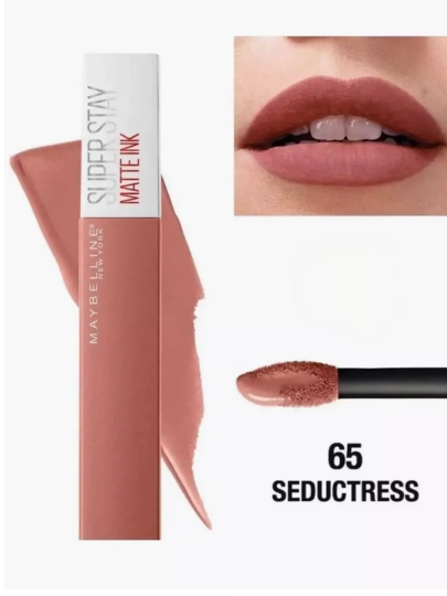 Жидкая матовая помада Maybelline New York "Super Stay Matte Ink," 65, Беспристрастный
