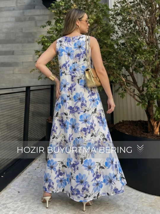 Yozgi  sarafan ayollar uchun, zig‘ir — ELLY FASHION