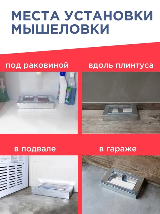 Sichqon gumanna, to’rtburchakli metall jivovka, kalamush va sichqonlar uchun tuzoq