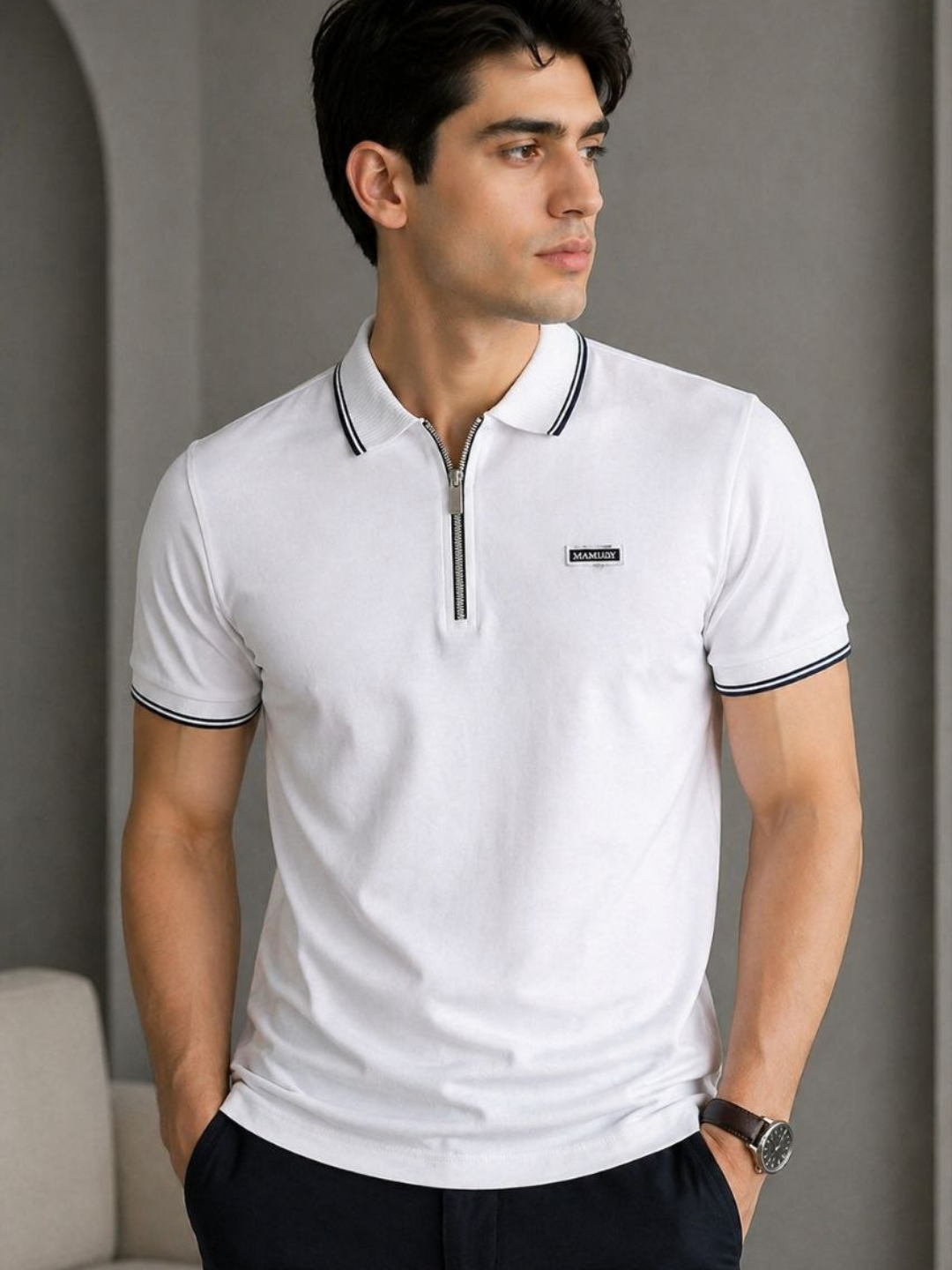 Massimo Dutti мужская поло финка