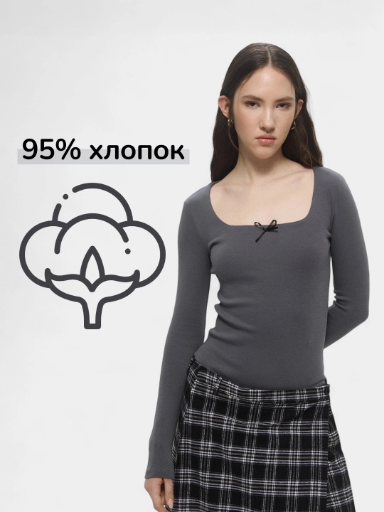 Лонгслив для женщин и девушек - 