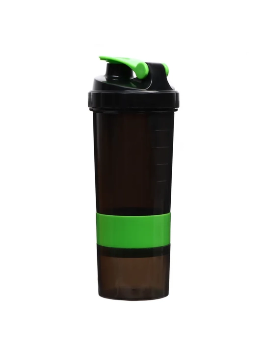 Protein uchun sheyker, shaker proteinli ichimliklar uchun, suv shishasi, 600 ml