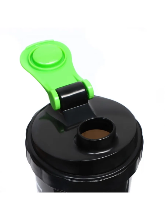 Protein uchun sheyker, shaker proteinli ichimliklar uchun, suv shishasi, 600 ml