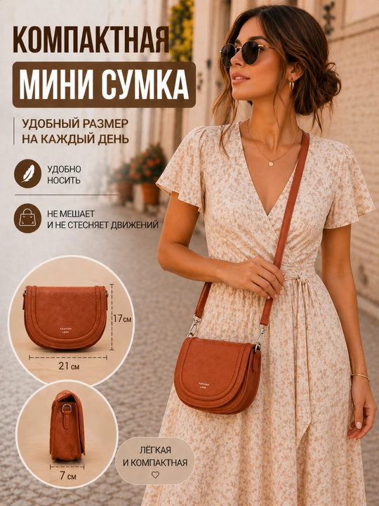 Ayollar sumkasi kross-bodi mini, yelkaga taqiladigan kichik sumka