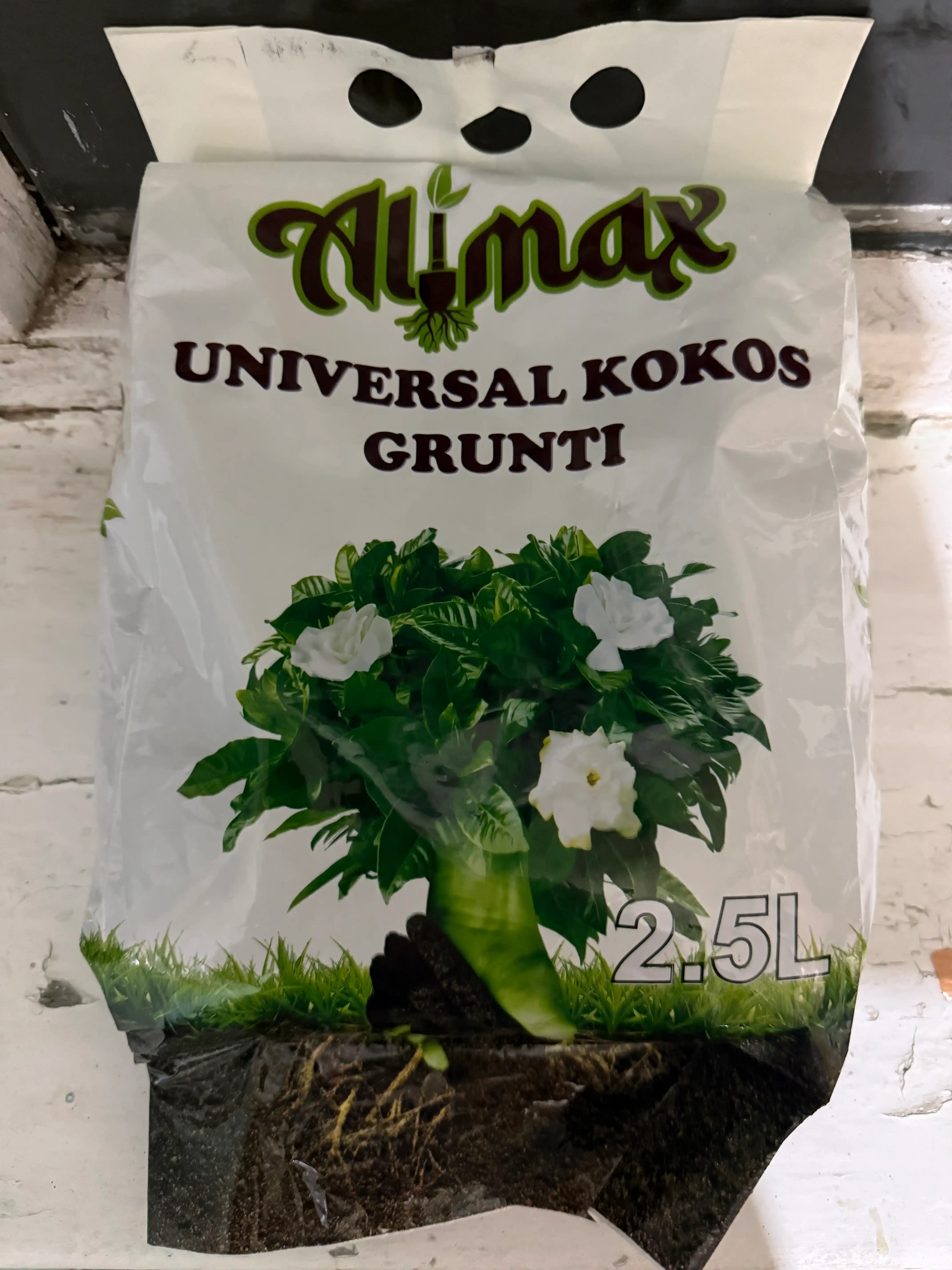 Кокосовый грунт Alimax универсальный субстрат для растений 2.5л 5л 10л