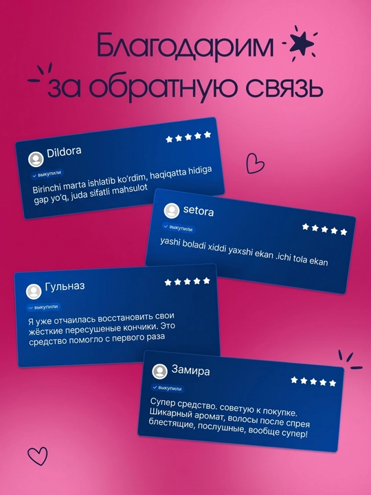 Спрей крем для роста и защиты волос ZODIAC, несмываемый, термозащита, 25 в 1, 100 мл