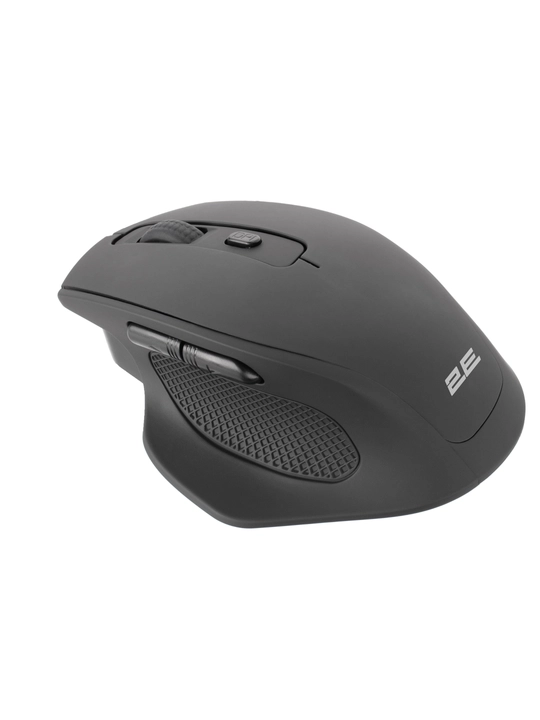 2E MF2010 simsiz sichqoncha, 400mA/soat, Soft Touch, 1600 DPI, 6 tugma, USB 2.0