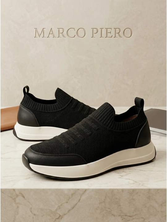 Marco Piero - tabiiy teridan erkaklar sliponi, elegant Italiya dizayni namunasi