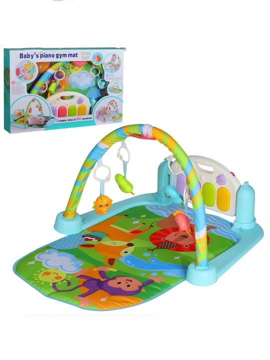 Музыкальный коврик с пианино Baby's Piano Gym 5 в 1 - 