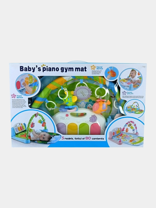 Музыкальный коврик с пианино Baby's Piano Gym 5 в 1