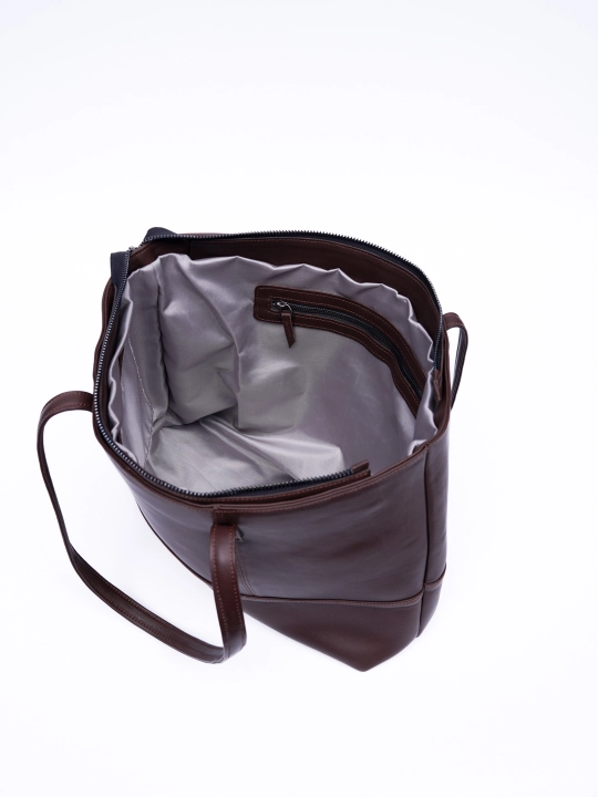Sumka shopper, ayollar uchun, tabiiy charm, yelkaga, katta, shahar va ofis uchun