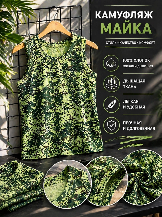 Комплект для детей – майка и шорты, 2-11 лет, лёгкий и удобный