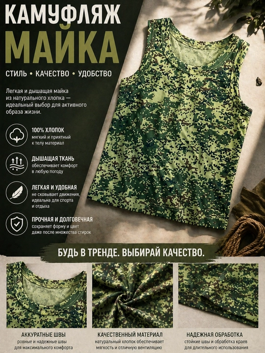 Комплект для детей – майка и шорты, 2-11 лет, лёгкий и удобный