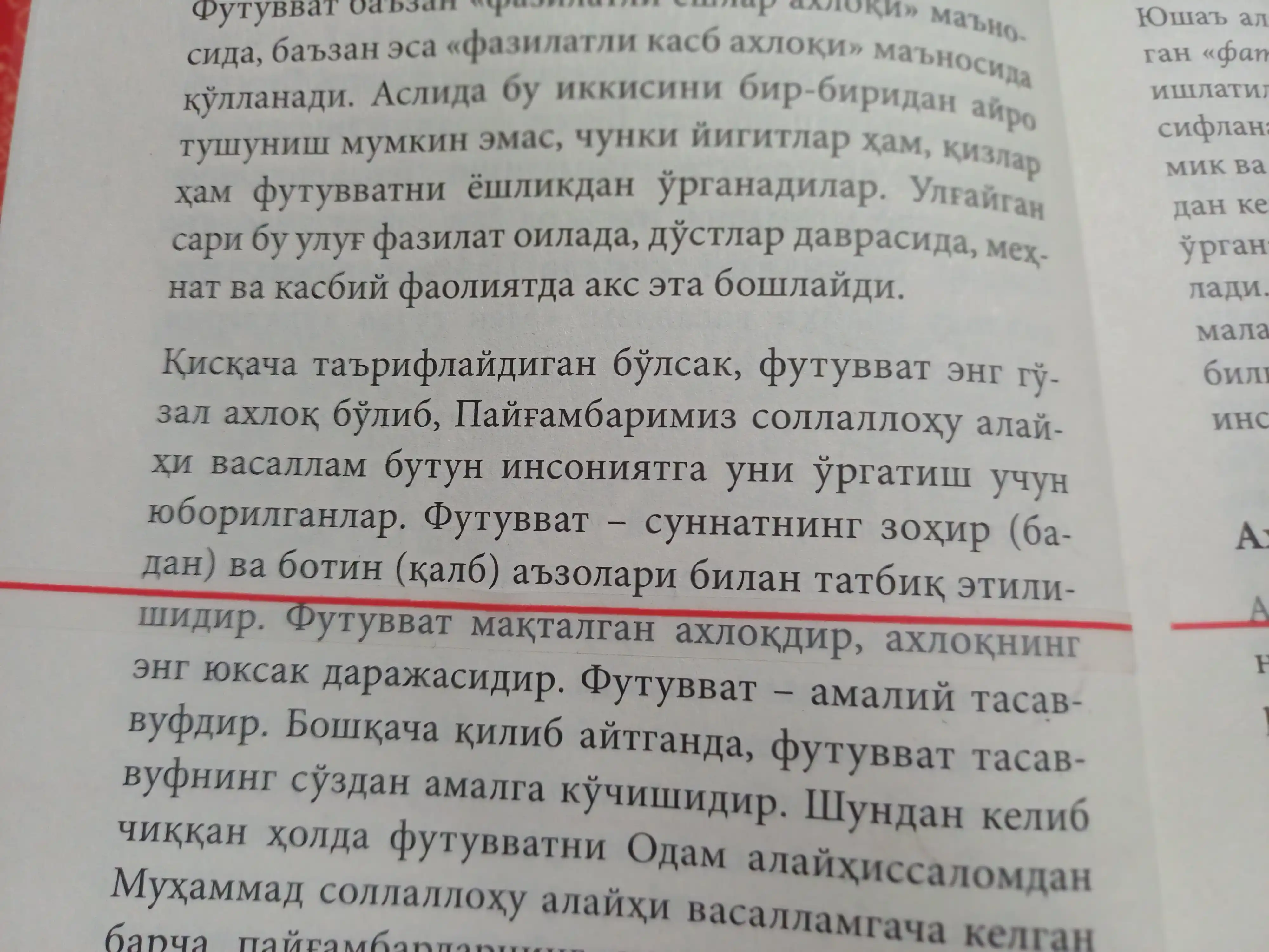 Futuvvat, Rajab Shonturk