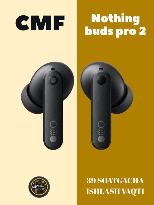 Беспроводные наушники Nothing Buds Pro 2 с ANC, Bluetooth 5.3, до 39 часов - 