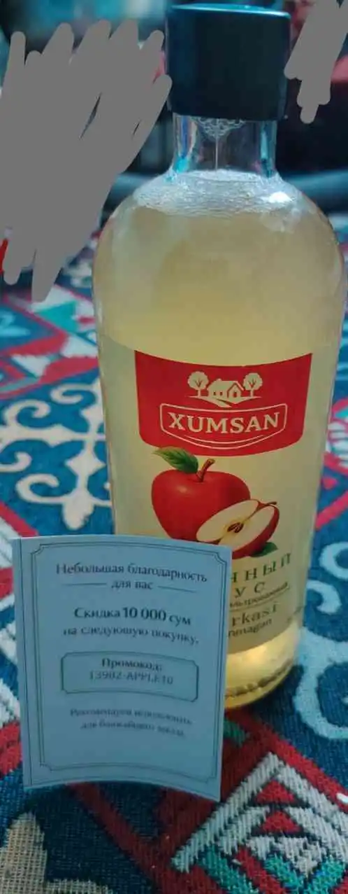 Olma sirkasi, filtrlanmagan, tabiiy
