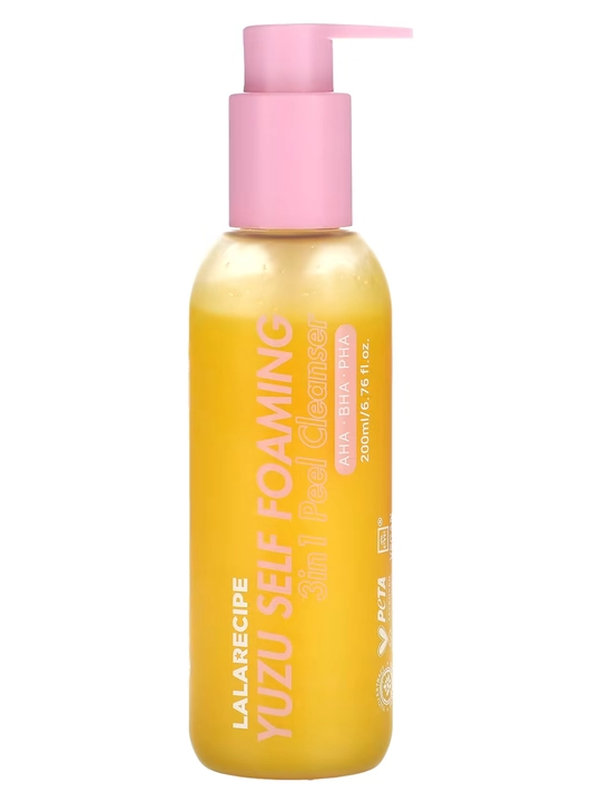 LALARECIPE Yuzu 3in1 yuz yuvish penkasi AHA BHA, 200 ml - 