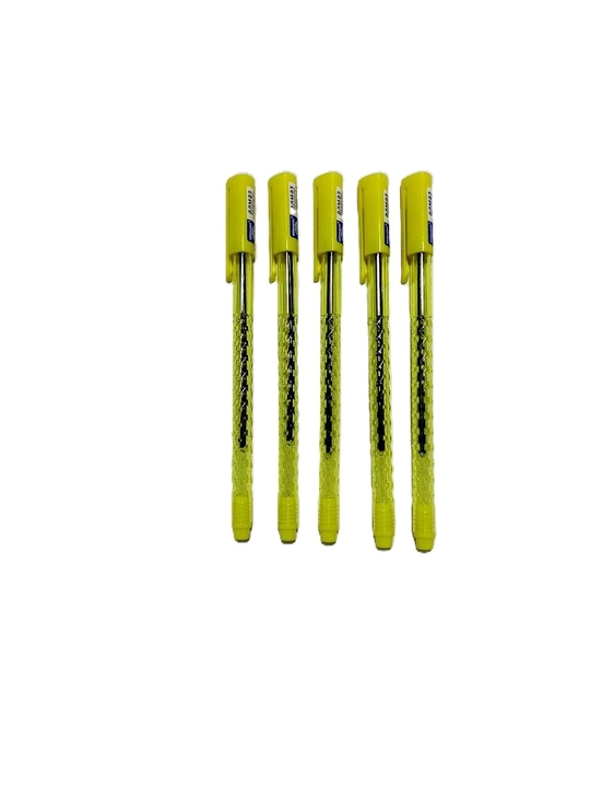 ALMAZ ko‘k sharikli ruchka 0.7 mm, 10 dona to‘plam, 5 xil dizayn