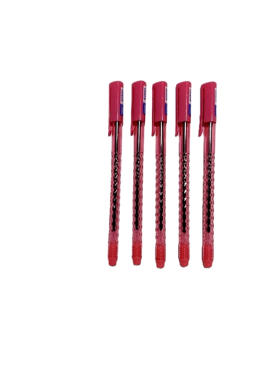 ALMAZ ko‘k sharikli ruchka 0.7 mm, 10 dona to‘plam, 5 xil dizayn