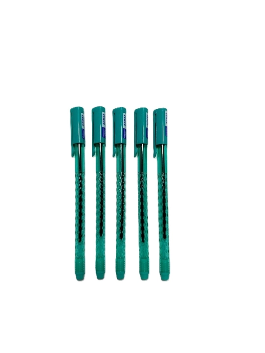 ALMAZ ko‘k sharikli ruchka 0.7 mm, 10 dona to‘plam, 5 xil dizayn
