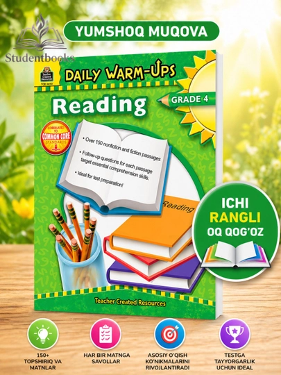 Daily Warm-Ups Reading 1–8 — 1–8-sinflar uchun o‘qishni tushunishni rivojlantirish — KORES-GRADE-БЕЖЕВ-A5