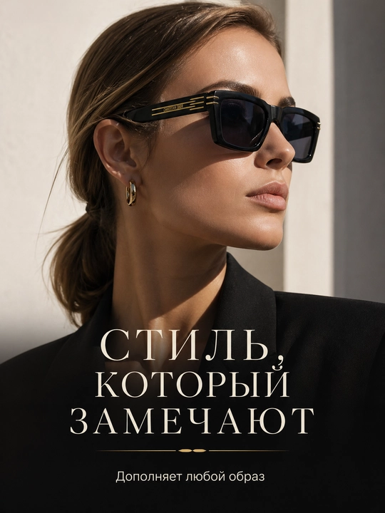 Ayollar uchun quyoshdan himoya ko‘zoynak, zamonaviy kvadrat ko‘zoynak, moda ko‘zoynak