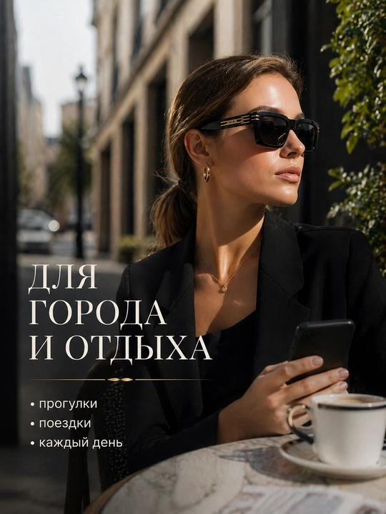 Ayollar uchun quyoshdan himoya ko‘zoynak, zamonaviy kvadrat ko‘zoynak, moda ko‘zoynak