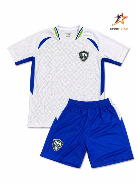 Футбольная форма сборной Узбекистана 2026, (Размеры, S, M, L, XL, XXL) белая, синяя